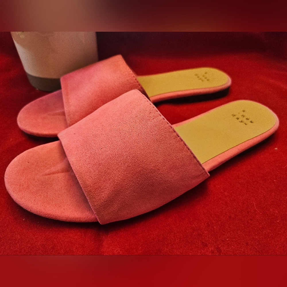 a new day Coral Slide Slippers